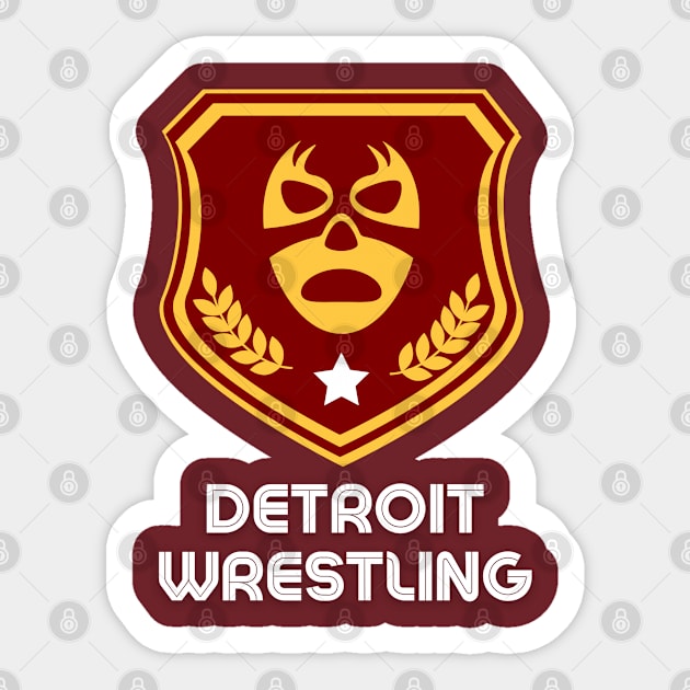 Detroit Wrestling "Pirate FC" Sticker by DDT Shirts